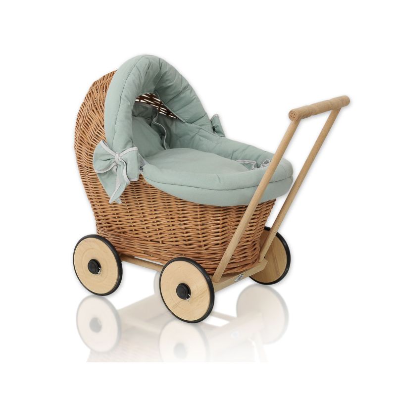 Carrito de Muñecas My Sweet Baby con Ropa de Cuna Natural