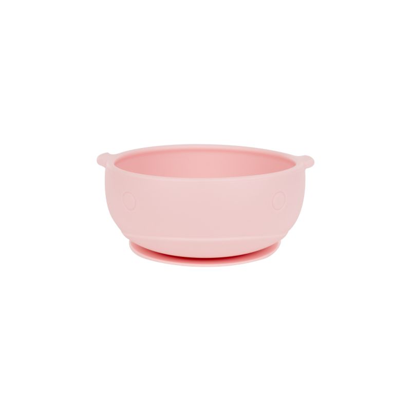 Cuenco de Silicona Whale Rosa Kikkaboo para Bebés