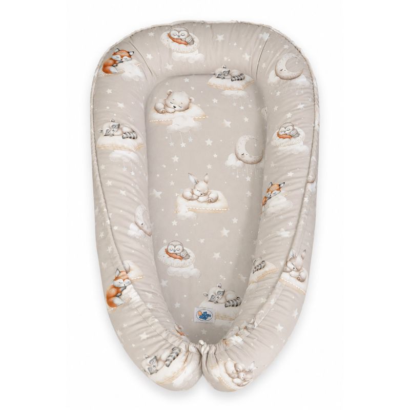 Nido para bebé Bosque Centelleante reversible Premium Cocoon