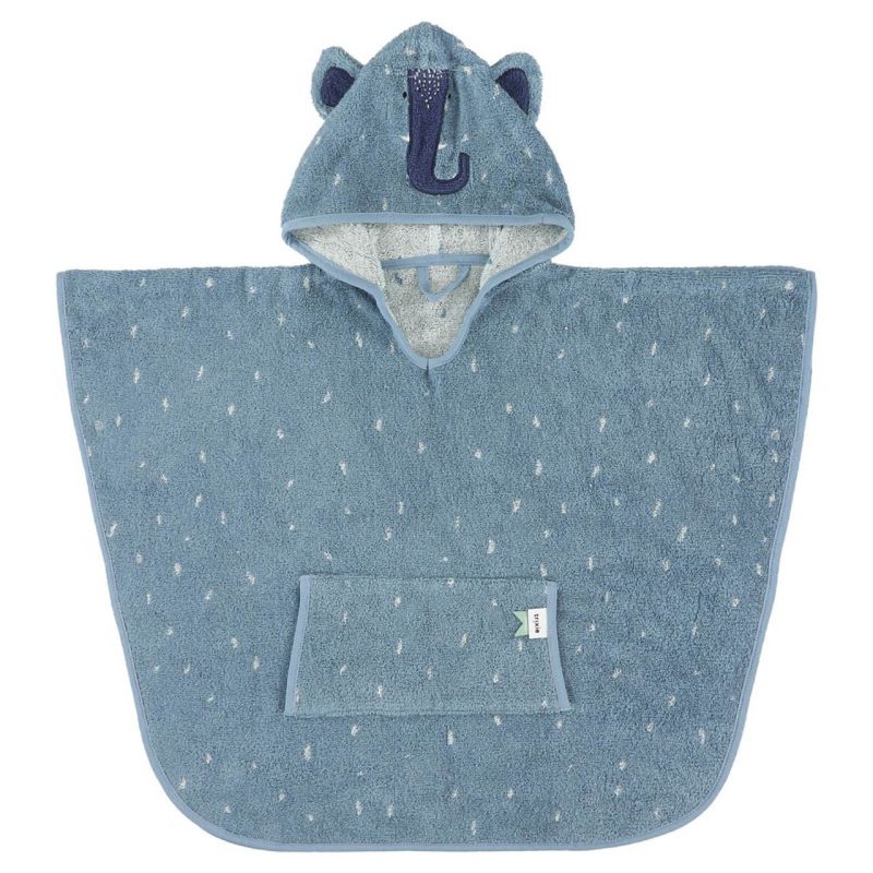 Poncho de baño Mrs. Elephant - Trixie, suave y orgánico