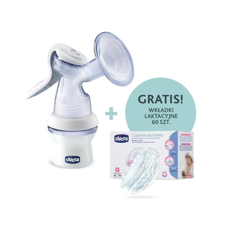 Chicco Sacaleches Manual NaturalFeeling y 60 Almohadillas