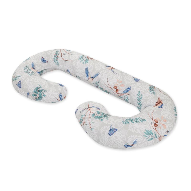 Almohada de Maternidad My Sweet Baby - Soporte Azul Pajaritos