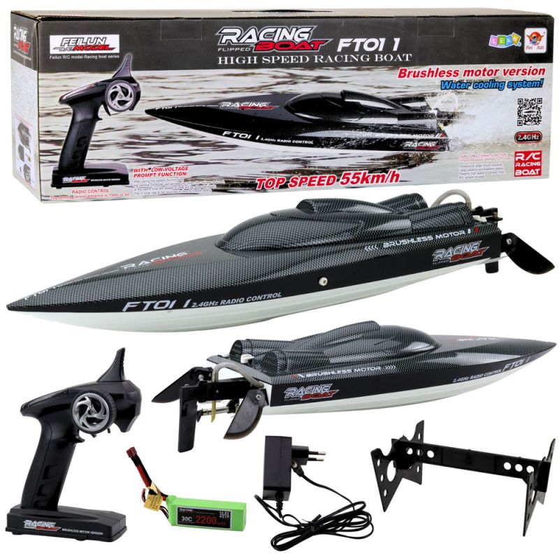 Barco de Control Remoto FT011 con Motor Brushless 55km/h