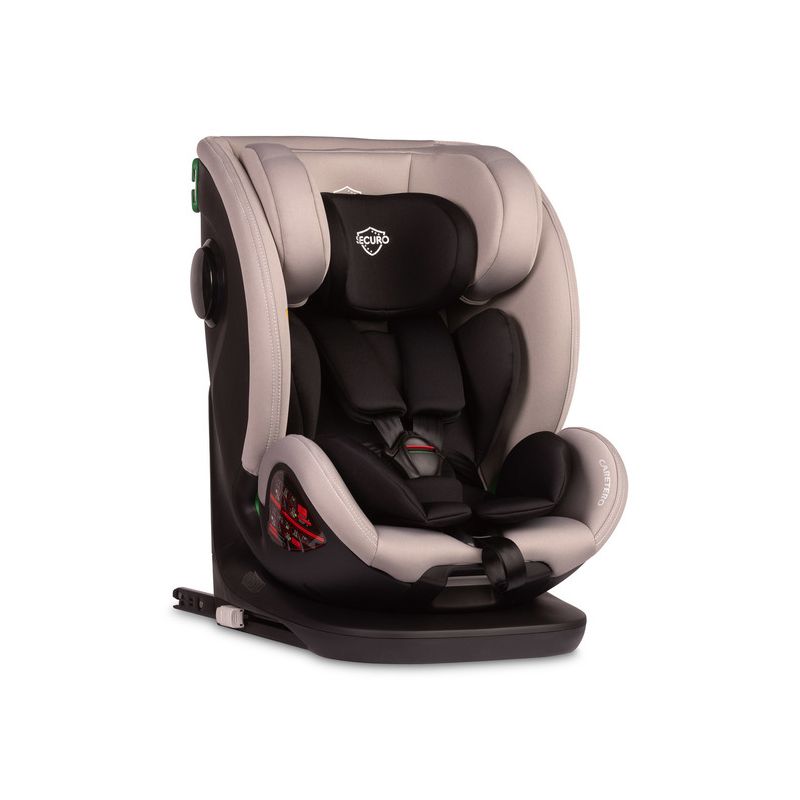 Silla de Auto Caretero Securo I-Size Gris Claro para Bebés
