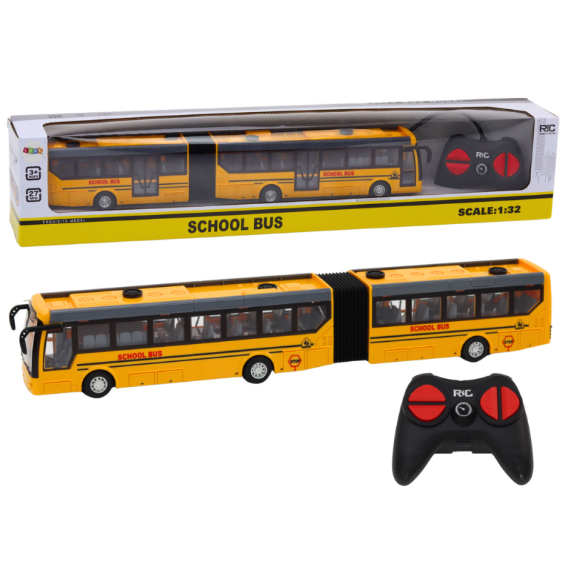 Autobús Escolar Articulado RC Amarillo 1:32