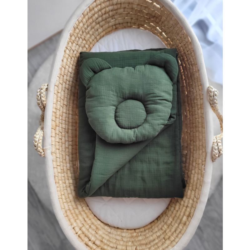 Juego de Cuna Muselina 2 Piezas My Sweet Baby - Verde Bosque
