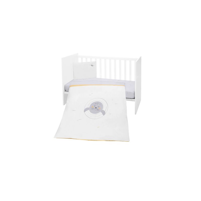 Juego de cama 5 piezas Kikkaboo Seally Me para bebé