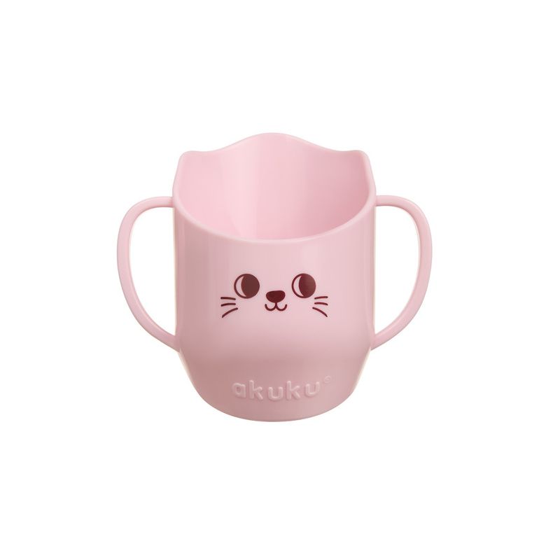 Taza de Aprendizaje Akuku Rosa para Bebés - Sin BPA
