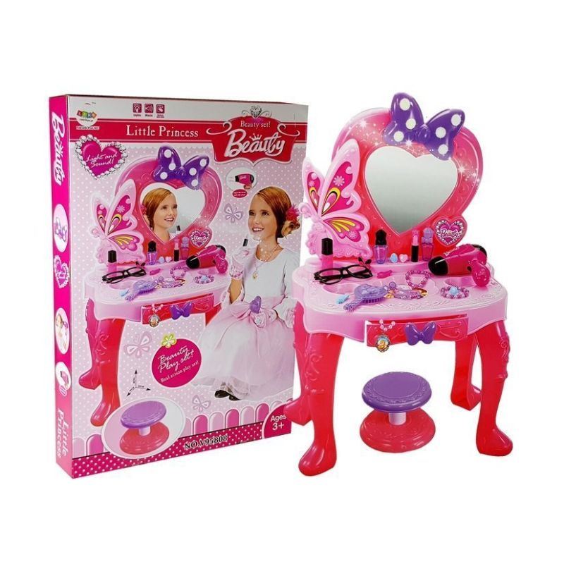 Tocador Infantil con Espejo, Sonidos y Luces