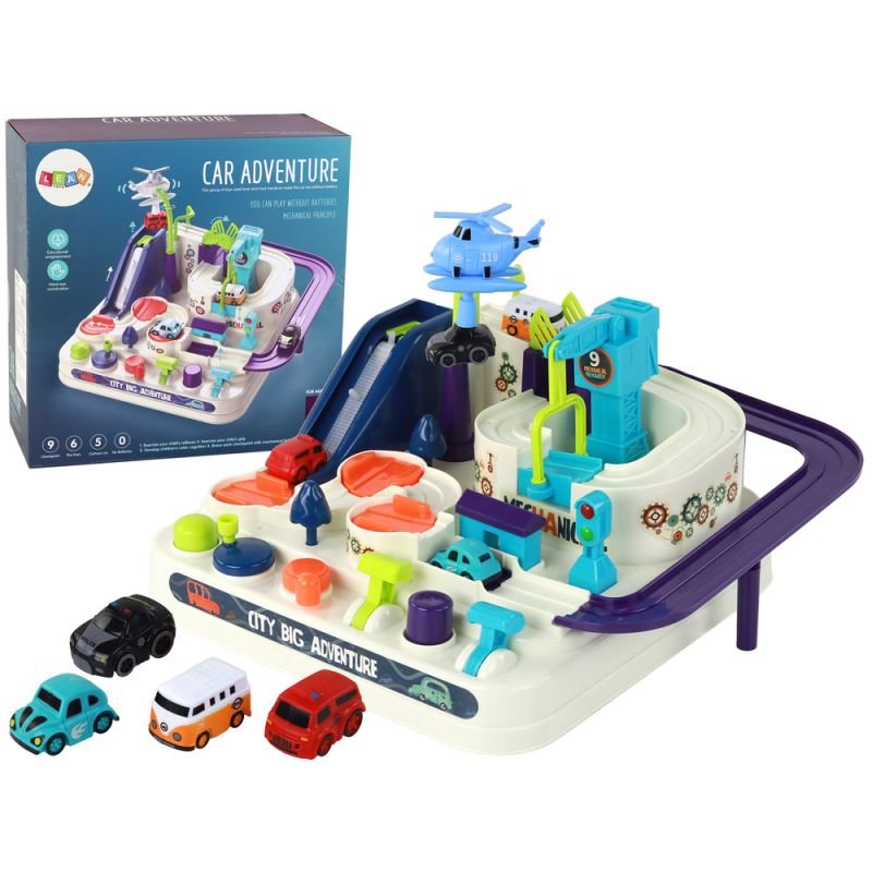 Circuito de Obstáculos Interactivo para Coches de Juguete