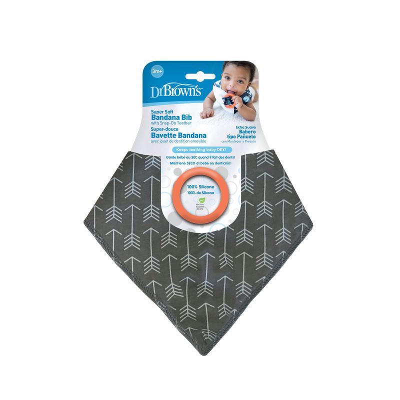 Babero Bandana con Mordedor Dr Brown's - Estilo y Comodidad