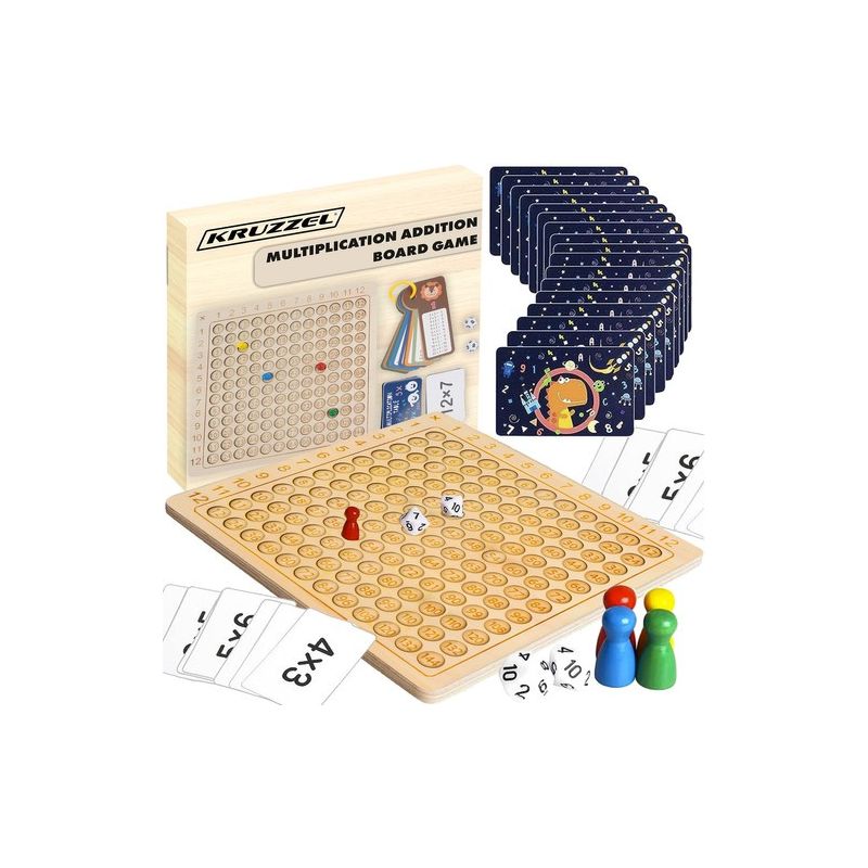 Juego de Mesa Tabla de Multiplicar Kruzzel - Educativo y Divertido