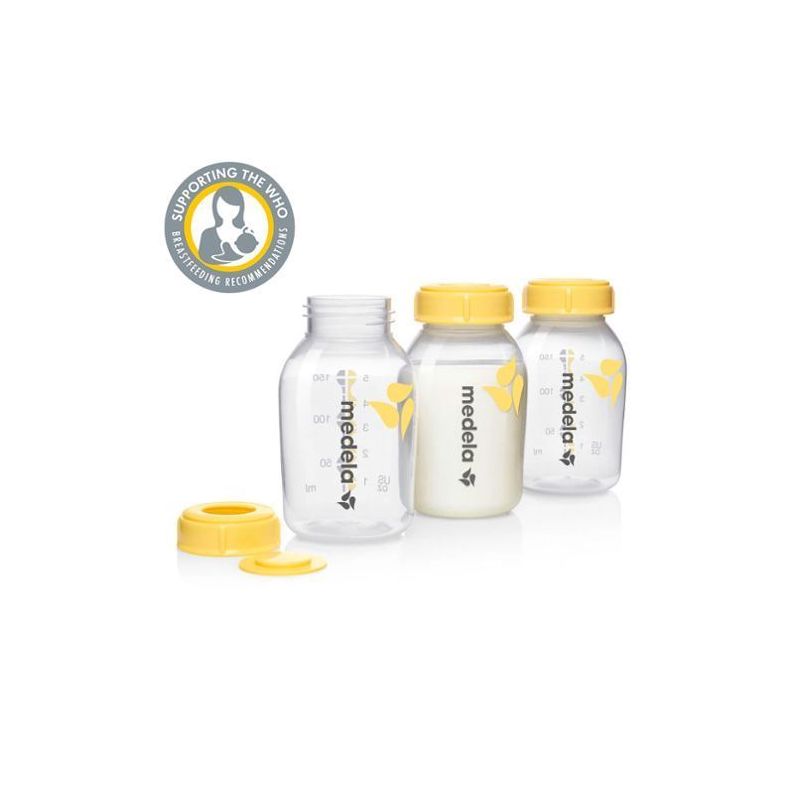 Botellas de Almacenamiento de Leche Materna Medela 150ml - Pack de 3