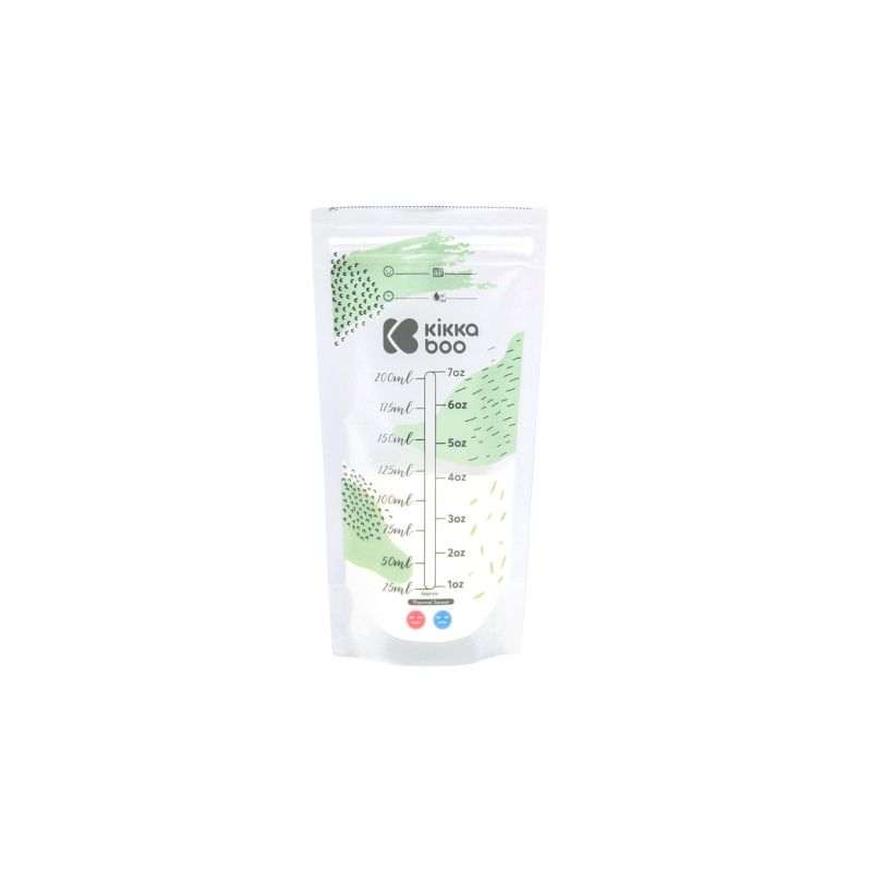 Bolsas de almacenamiento de leche Kikkaboo con sensor de temperatura