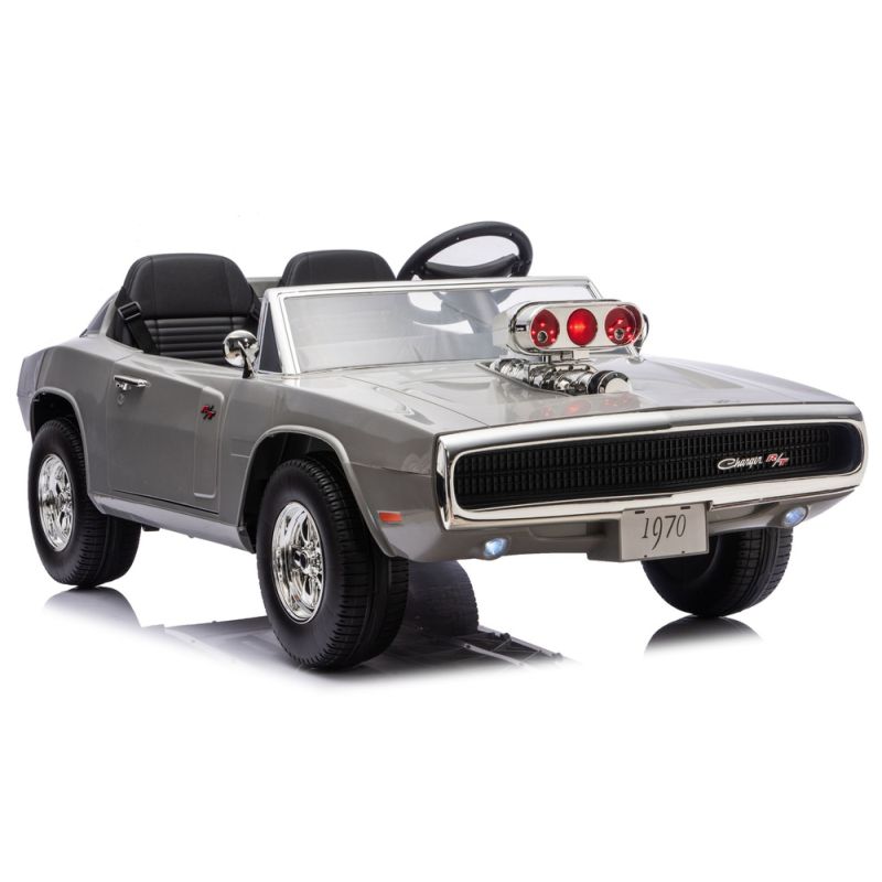 Coche Eléctrico Dodge Charger R/T DLS-K12 Color Gris