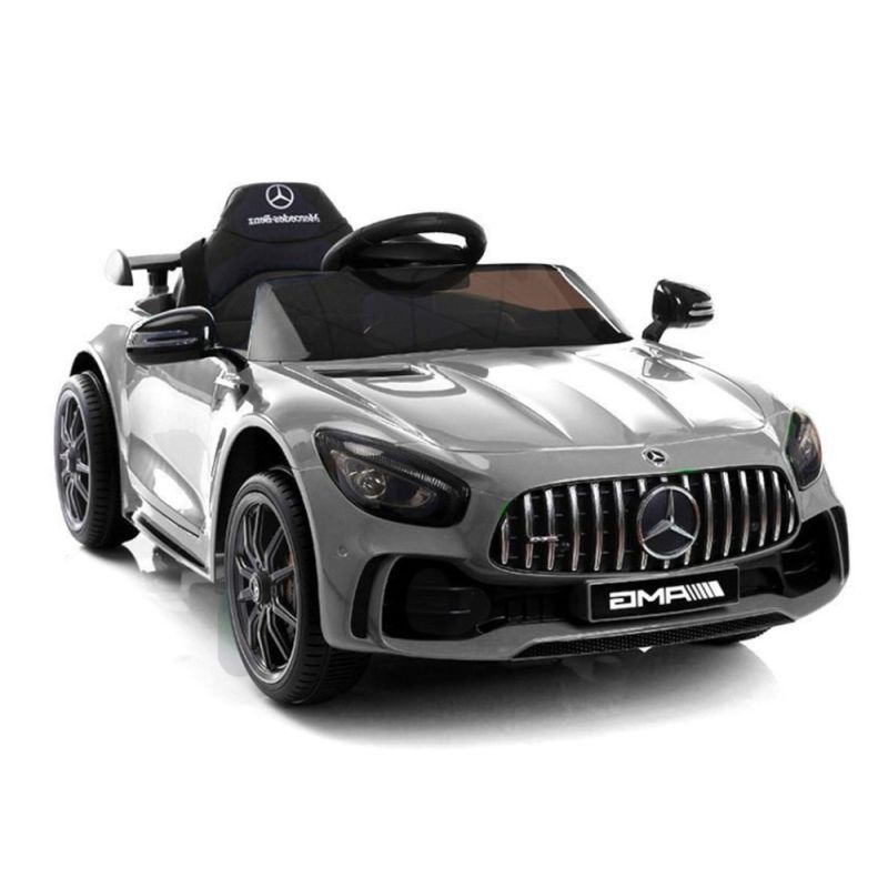Coche eléctrico Mercedes GTR - Pintura Plateada