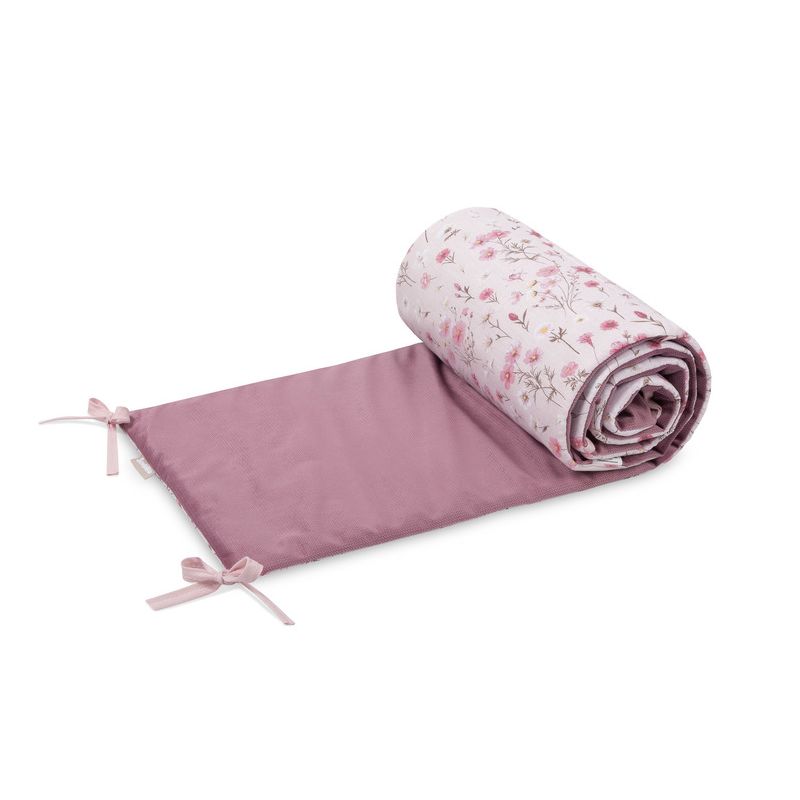 Protector de Cuna Velvet Bloom Rosa Sensillo