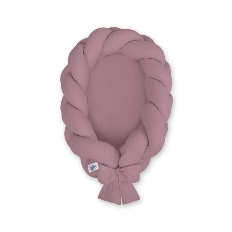 Braided Baby Nest 2 In 1 - Pastel Violet