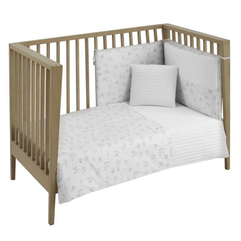 Jgo 2 Pcs.f.nordica Cuna 70 Merlo Crudo 110x170x3 Cm - Cambrass