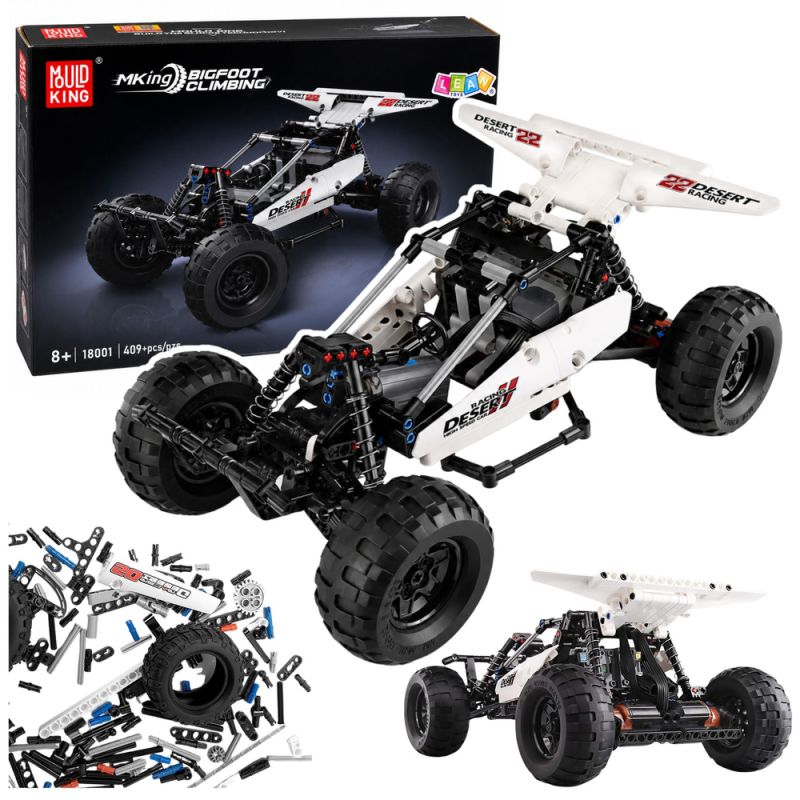 Coche RC Todoterreno 4x4 con Bloques de Construcción