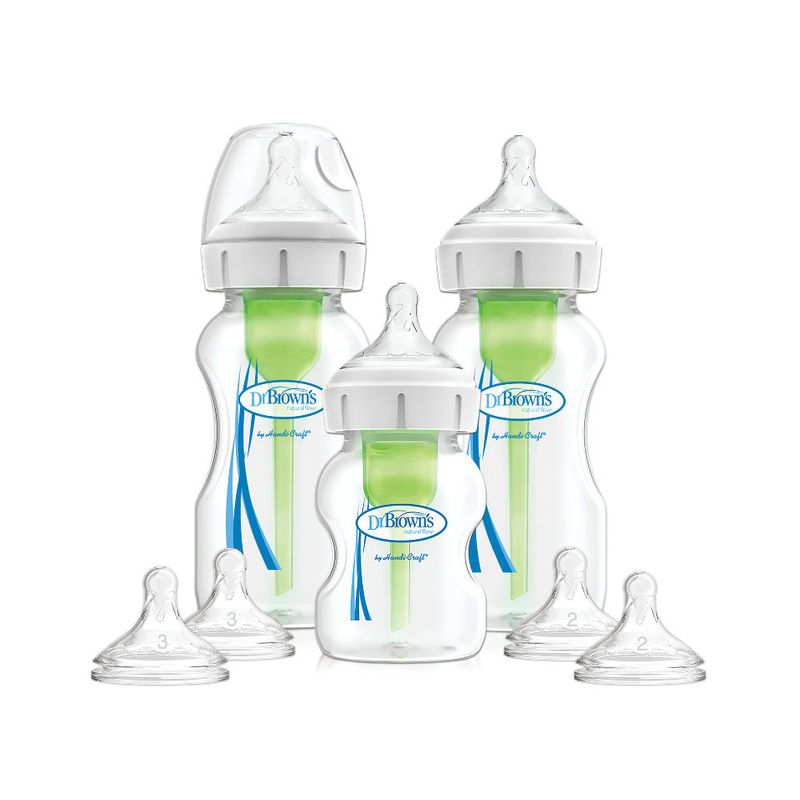 Biberones Dr brown`s Wide-Neck Options+ Starter Kit 270ml y 150ml