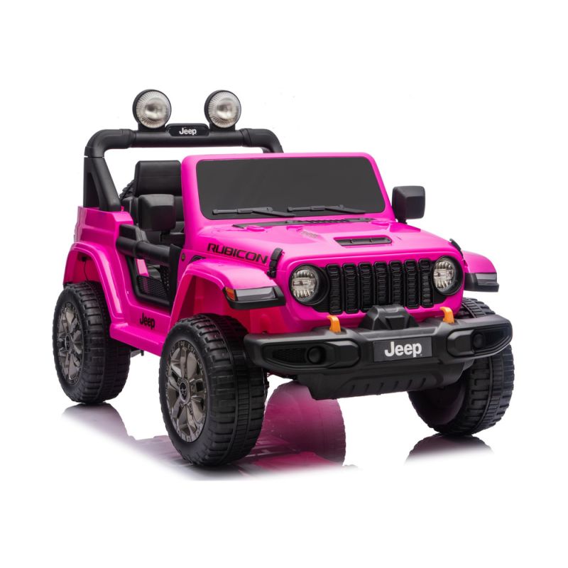 Jeep Rubicon 4x4 Vehículo a Batería Rosa