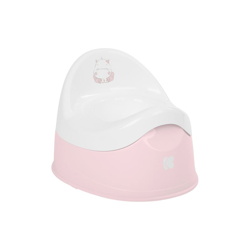 Orinal Kikkaboo Hippo Rosa con Cubeta Extraíble para Bebés