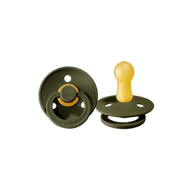Chupete Bibs Green Hunter 6+ (M) - Natural y Seguro para Bebés