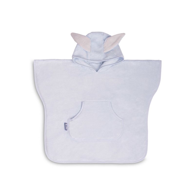 Poncho de Baño Coral Azul Sensillo - Comodidad y Estilo