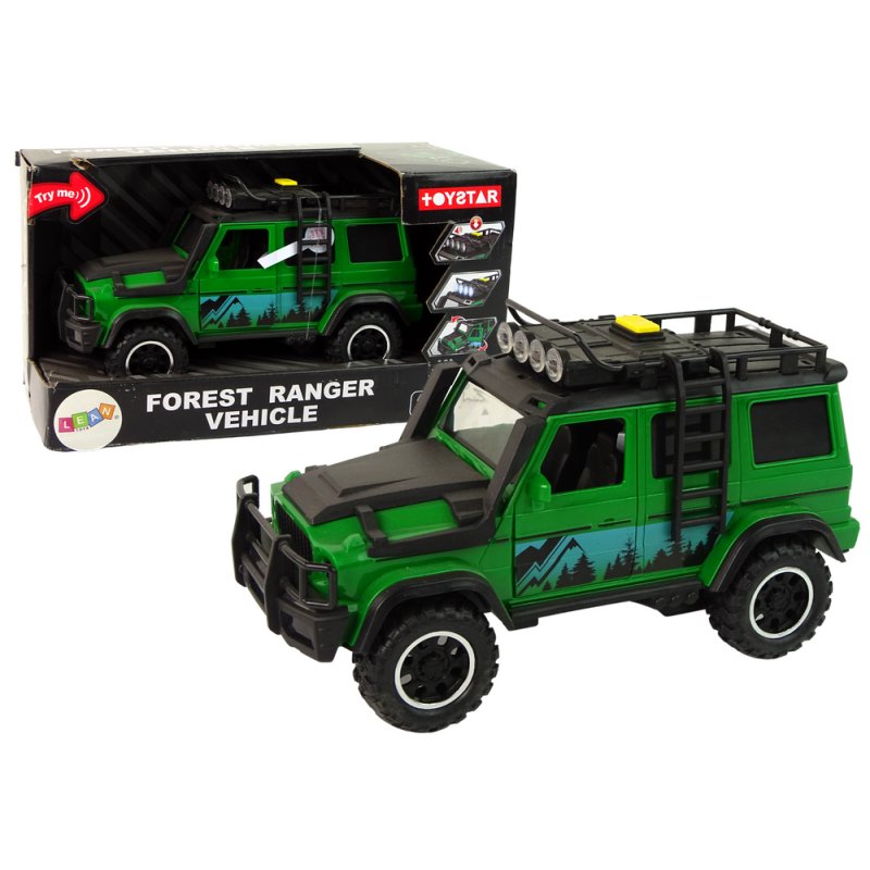 Coche Off-Road 1:14 con Luces y Sonido Verde