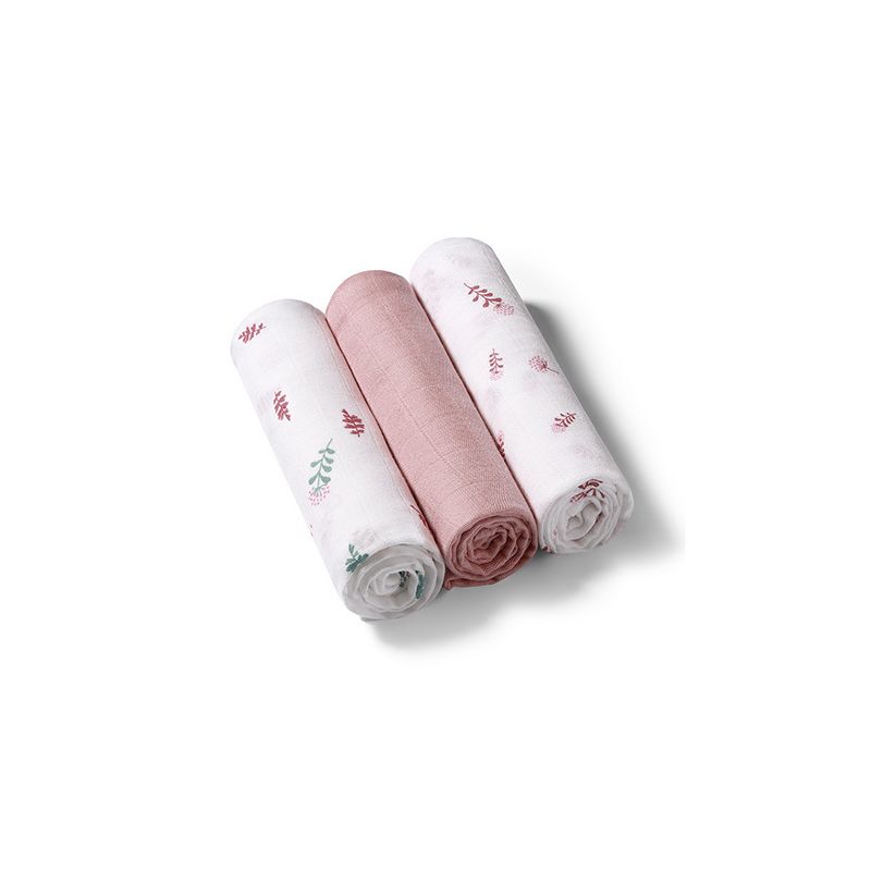 Pañales de Bambú Babyono, 3 Piezas Rosa – Suaves y Versátiles