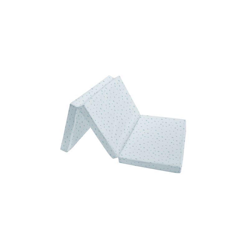 Colchón Plegable para Bebé Kikkaboo Dots Azul 60x120 cm