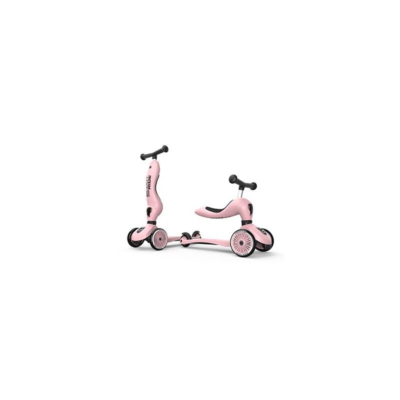 Scoot&ride Highwaykick 1 rosa - Patinete para niños 1-5 años
