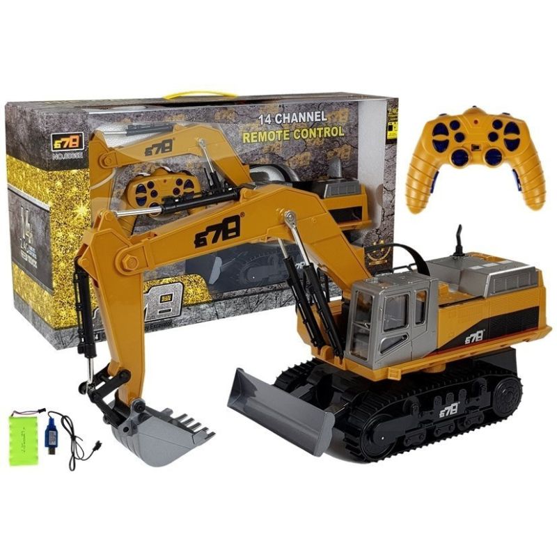 Excavadora R/C Control Remoto 2.4G con Luces