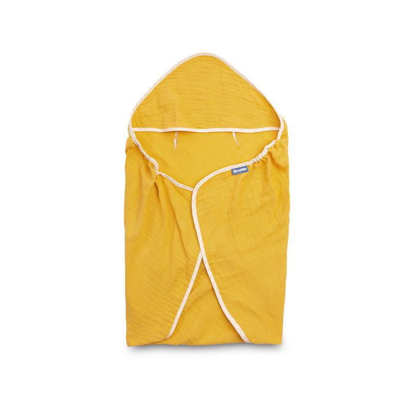 Manta Envoltura Muselina Mustard Sensillo 75x75 cm