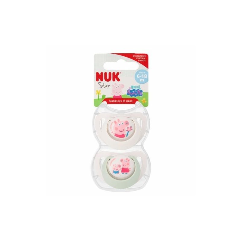 Chupete de Silicona Peppa Pig Nuk 6-18 meses