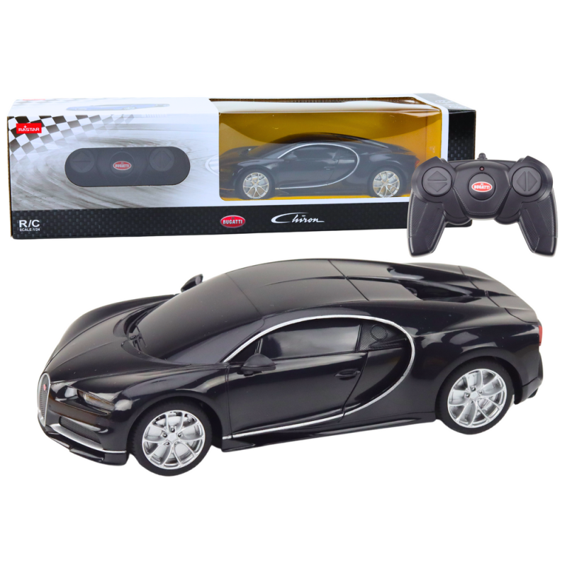 Coche teledirigido Bugatti Veyron Chiron 1:24 Negro