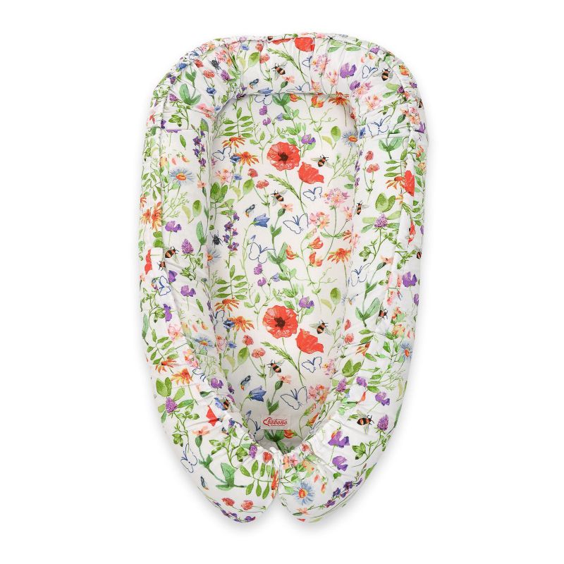 Baby Nest Double-sided Premium Cocoon For Infants Bobono - Meadow