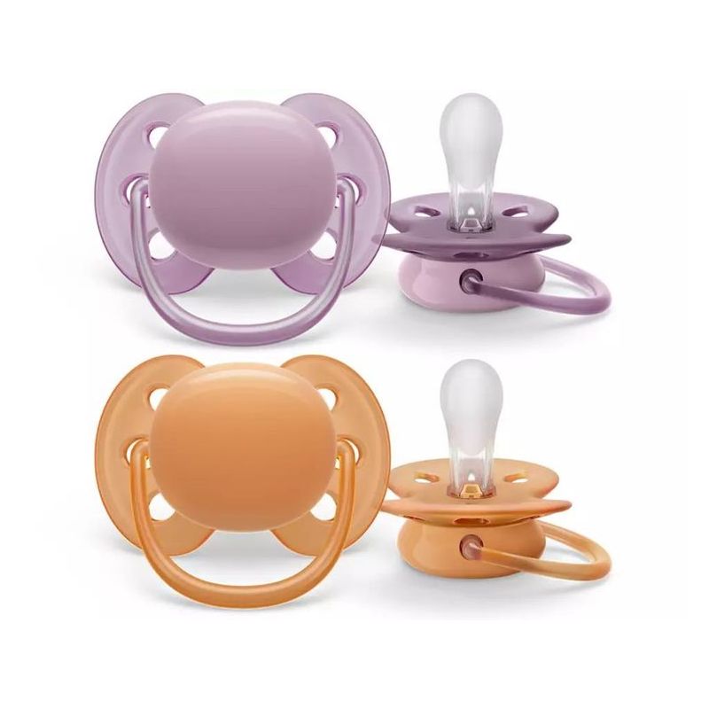 Chupete Philips Avent Ultra Soft 6-18 meses para Niñas