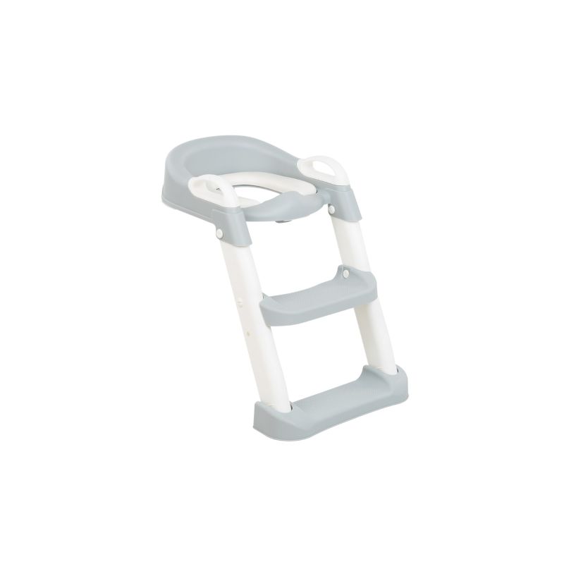 Asiento de inodoro con escalera Kikkaboo - Lea Gris