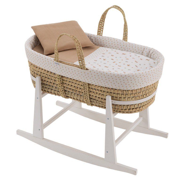 Moises Palma Acolch+pata M.bco Senda Beige/bco 39x80x61 Cm - Cambrass