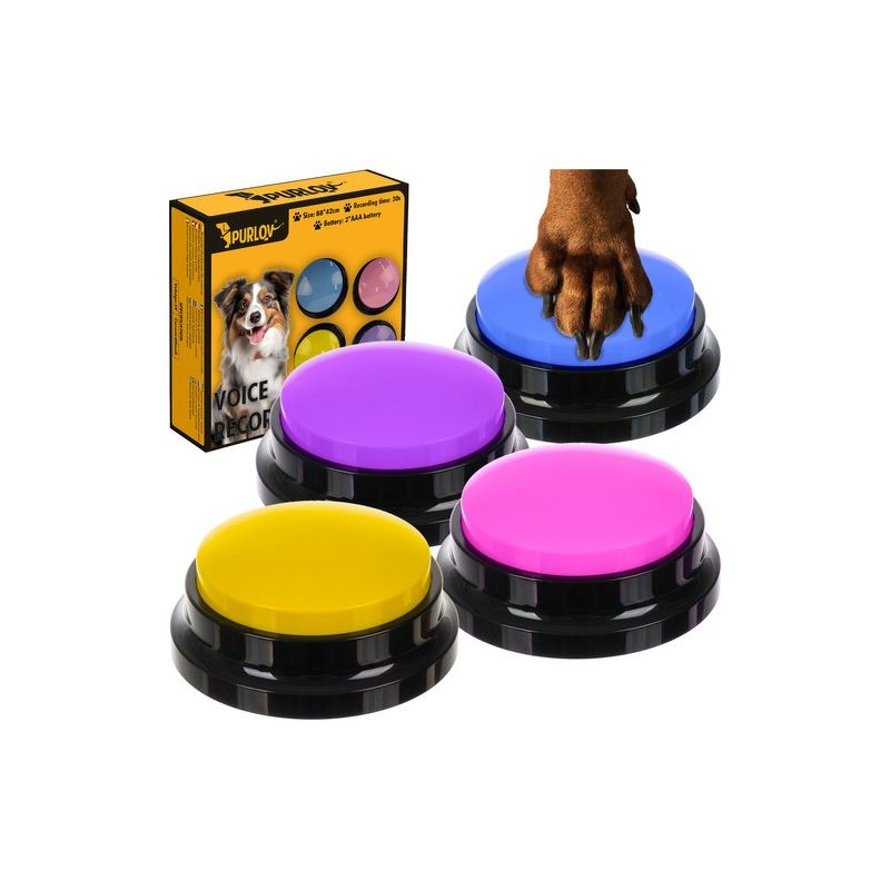 Botones de Sonido Animal Purlov para Entrenamiento Canino