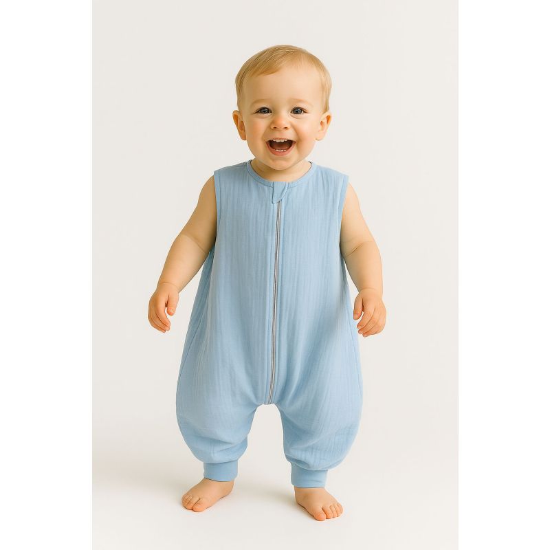 Saco de Dormir Muselina con Piernas My Sweet Baby 2-4 Años - Azul