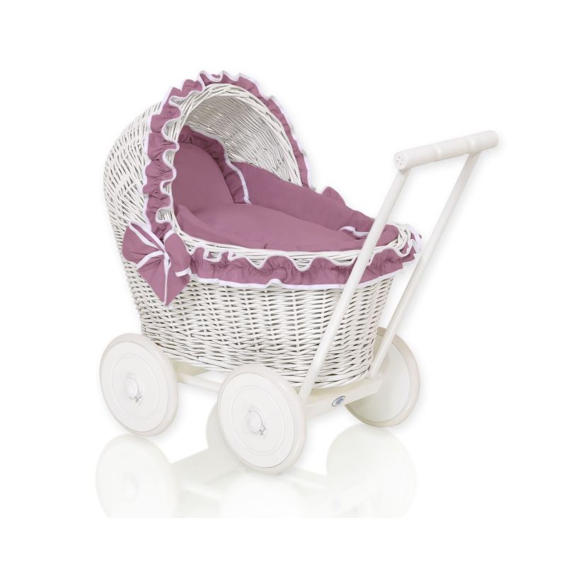 Cochecito de Muñecas My Sweet Baby Chiara de Mimbre Natural