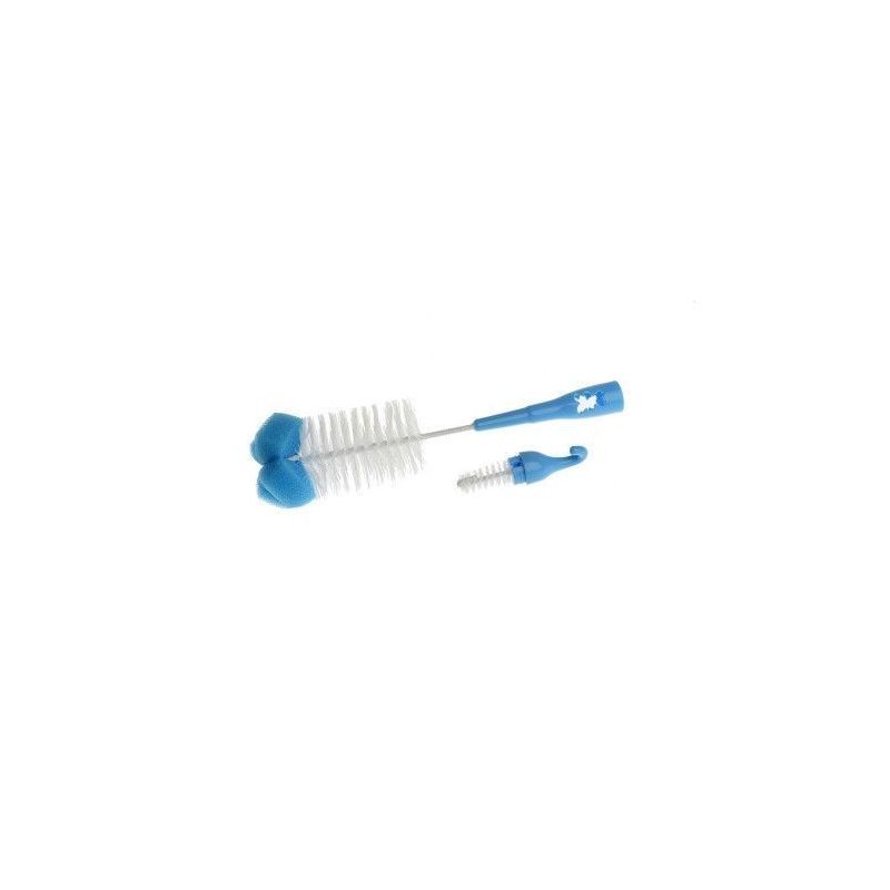 Cepillo para Biberones y Chupetes Akuku - Azul