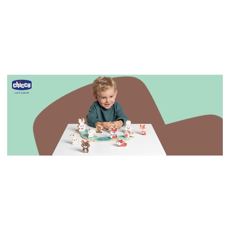 Set de Osos de Madera Chicco Toys - Juguetes Educativos