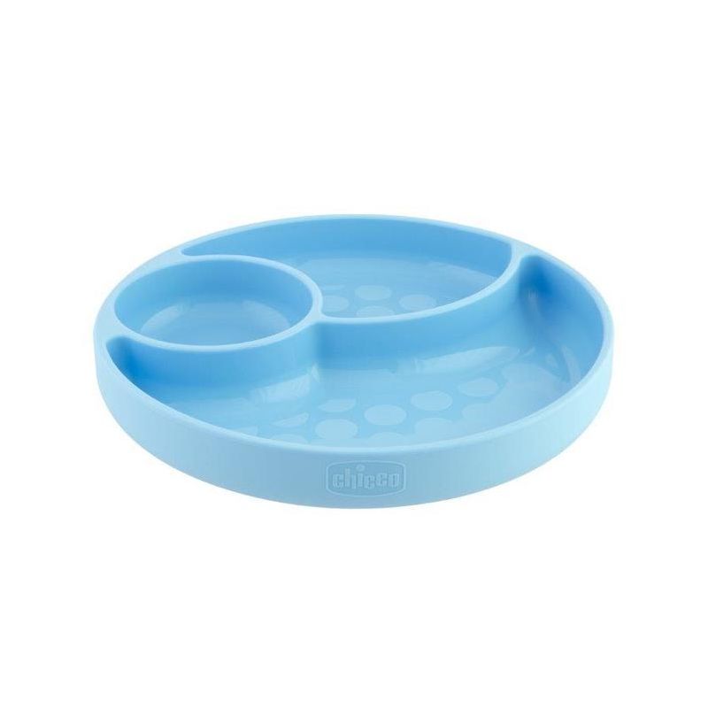 Plato de Silicona 3 Secciones Chicco para Bebés 12m+
