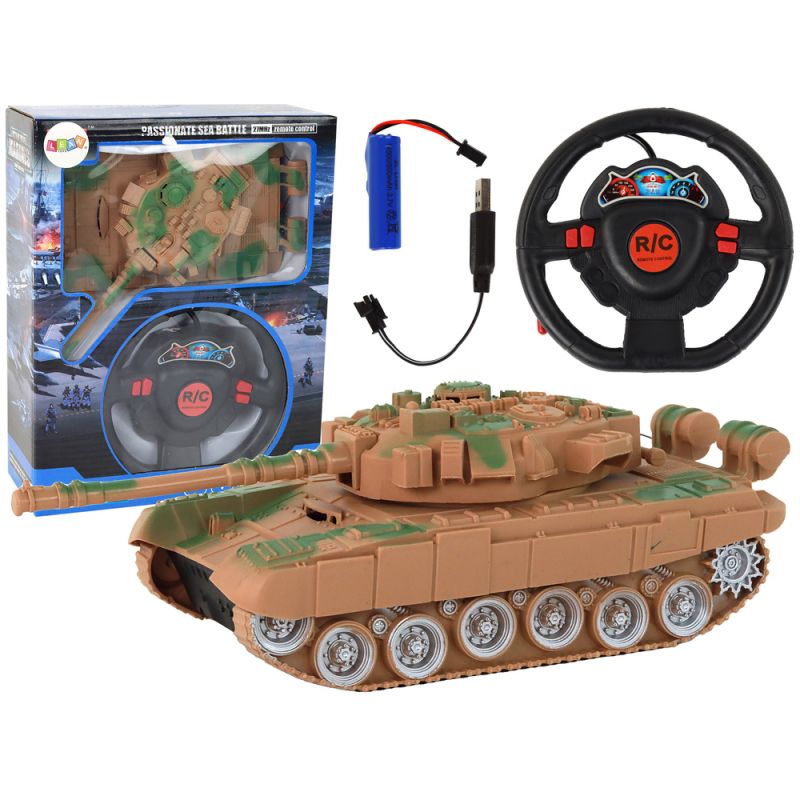 Tanque Control Remoto con Luces y Sonido 1:18 27MHz