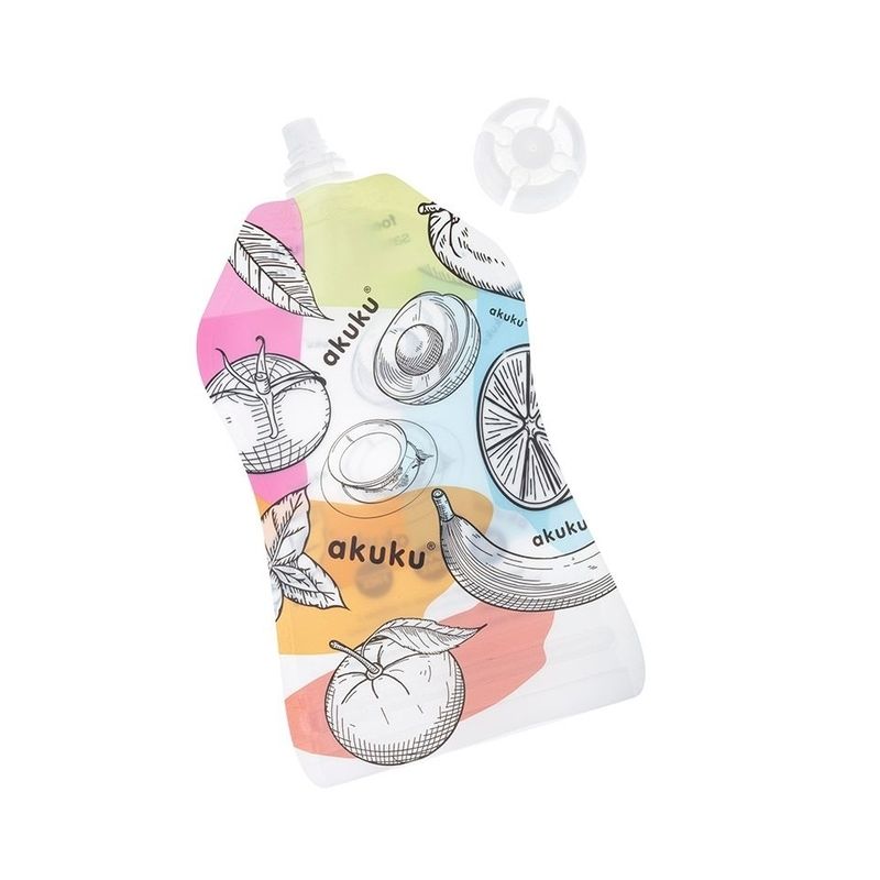 Bolsa de Comida Reutilizable Akuku - 150 ml para Bebés