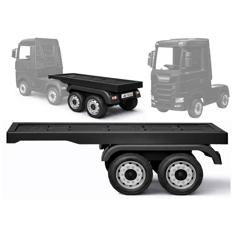 Vehículo Semirremolque Mercedes Scania Actros Negro HL358